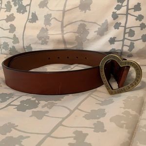 Coach Leather Poppy Belt, size small